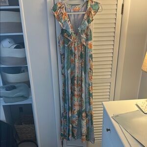 Oliphant Maxi Dress with Ruffle Detail